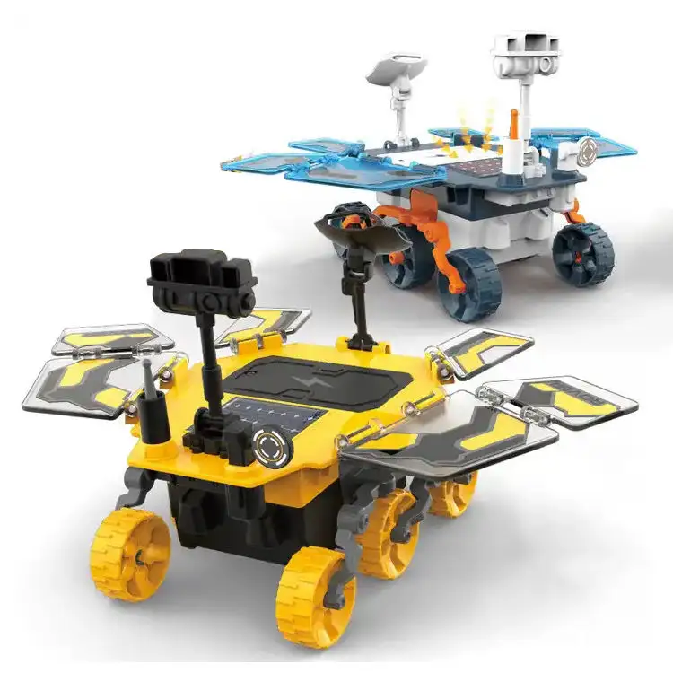 Tự làm hơi nước kỹ thuật Kit năng lượng mặt trời MARS rove Powered Xe 50 cái khoa học làm việc mô hình Xe Xe tải cho trẻ em Đồ chơi giáo dục