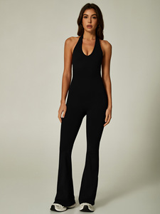 <span class=keywords><strong>Tuta</strong></span> Yoga Senza Cuciture Stile Europeo-Americano, Sexy con Schiena Scoperta e Pantaloni Lunghi, Abbigliamento Sportivo Fitness per Donna - Product Image 6