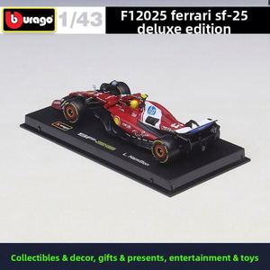 <span class=keywords><strong>Bburago</strong></span> <span class=keywords><strong>1</strong></span>:43 Modèle de voiture de course <span class=keywords><strong>F1</strong></span> SF25 saison 2025 en alliage, édition de luxe, emballage en boîte couleur unisexe - Product Image 3