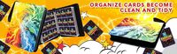 Classeur pour cartes à collectionner TCG, 9 pochettes, portable, album de collection, capacité 900 cartes, 50 pochettes amovibles, étanche
