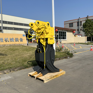 XUVOL 360° Rotating <b>Hydraulic</b> Excavator Grab Double Cylinder Demolition Sorting Grapple Core <b>Motor</b> Engine Pump Gear Components - Product Image 3