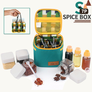 Cls Outdoor Spice Bottle Set 7 Piece Portable Seasoning Jars For <b>Camping</b> <b>Kitchen</b> Use - Product Image 5