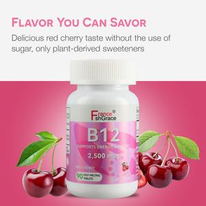 Tabletas de Vitamina B12 de Alta Potencia para Hombres y Mujeres, Mejoran la Inmunidad y Apoyan la Salud Mental - Product Image 5