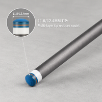Karbon Fiber Bilardo Istakası 58 İnç 1/2 Bölmeli Bilardo Istakası 19oz 11.8mm Uç 3/8*8 Radyal Bağlantı Düşük Sapma Etkili Bükülme Yapmayan Bilardo Sopası