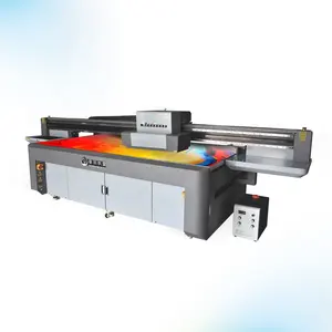 Cf2513hot Wall Printer 3d Uv Groot Formaat Flatbed Paneel Keramische Inkjet Printer Machine Uv Printer Platte Bed Drukmachine