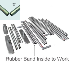 10x10ft tùy chỉnh xách tay nhôm công cụ miễn phí Dễ dàng thiết lập vòm Kệ thương mại hiển thị gian hàng triển lãm hiển thị - Product Image 4