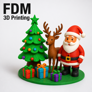 Servicio de Impresión 3D Personalizado en China, Regalos para Festivales, Servicio de Impresión 3D Rápida FDM, Adornos Navideños - Product Image 1