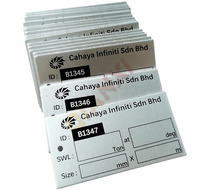 Plaque signalétique personnalisée en métal anodisé argent brossé, plaques en acier inoxydable, étiquette en aluminium, panneau en acier inoxydable, logo gravé, plaque nominative, étiquettes en aluminium
