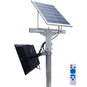 <span class=keywords><strong>Projecteur</strong></span> <span class=keywords><strong>solaire</strong></span> <span class=keywords><strong>professionnel</strong></span> mural rechargeable de 600 W en aluminium moulé sous pression avec réflecteur en polycarbonate pour cour - Product Image 5