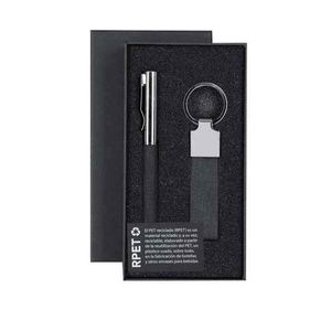 Wholesale Promotion Custom Logo Metal Keychain + Pen Business Two-Piece Gift Set for Corporate Annual Meetings - Product Image 3