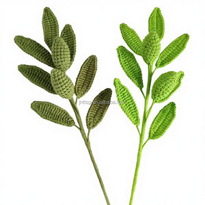 Bouquet tricoté et crocheté fait main, personnalisé en usine, couleur lavable, <span class=keywords><strong>Chrysalidocarpus</strong></span> Lutescen, pour la remise des diplômes, Noël, Nouvel An - Product Image 5