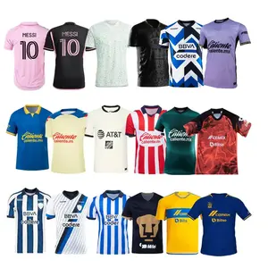 Camisa de futebol Tiger Rayados Monterrey América Tijuana Cruz Azul Chivas para homens e mulheres, camisa 3a de futebol para casa, novidade de 2024