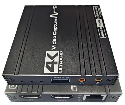 LAN이있는 4K HDMI to USB3.0 비디오 캡처 카드 RJ45 1000Mbps HDMI 루프 비디오 레코더 게임 라이브 스트리밍 캡처