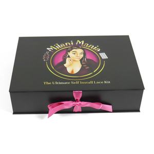 Caja de Regalo con Tapa Magnética Crown Win Mistery, Cajas de Embalaje Plegables de Cartón para Juegos de Regalo con Asa de Cinta, Cajas de Papel - Product Image 4