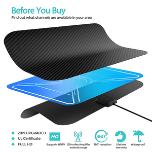 Vệ tinh phim Para rõ ràng HD thông minh trong nhà nhà UHF VHF kỹ thuật số HDTV Antena TV - Product Image 3