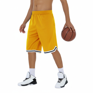 Pantalones Cortos Retro de Baloncesto Estilo Urbano con Bordado y Estampado Personalizado para Hombre, de Doble Malla, Directo de Fábrica - Product Image 1