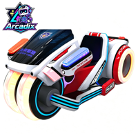 Voiture électrique pour enfants, type bumper car, à monnayeur, pour usage extérieur, double siège, pour parc d'attractions