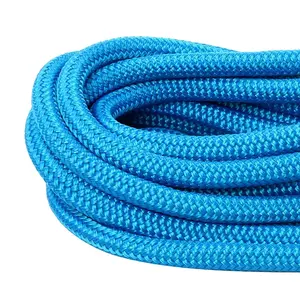 Navy Blue Color 12mm Double Braided Marine Polyester Dock Line Anchor Line Fender Line Rope Hot Sale