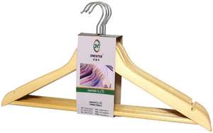 Cintres de costume <span class=keywords><strong>en</strong></span> <span class=keywords><strong>bois</strong></span> pour vêtements Cintres <span class=keywords><strong>en</strong></span> <span class=keywords><strong>bois</strong></span> de qualité supérieure avec logo Cintres de costume solides et durables Natura - Product Image 3