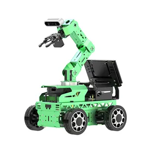 سيارة روبوت متعددة الأشكال مع ذراع روبوتية للرؤية تدعم ثلاثة أنواع من هيكل السيارة يقودها Jetson Nano B01