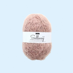 Hilo grueso reflectante de nailon y acrílico Sallang, ovillo de 70g, 150m, hilo para ganchillo, para tejido de punto acanalado y llaveros hechos a mano - Product Image 5