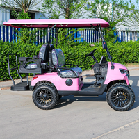 Voiturette de golf électrique chinoise 72V 3-4 places, type Club Car, à prix abordables, 30-50 km/h, à vendre, quatre places fermées et motorisées