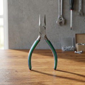 Green Stainless Steel Jewelry Pliers Nose Chain Nose Side <b>Cutter</b> 3-in-1 DIY Jewelry Making Tool for <b>Ring</b> Necklace Bracelet - Product Image 3