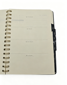 Agenda Settimanale e Mensile A5 2026, Copertina Rigida in PU Sfumato, Quaderno a Spirale per Studenti e Ufficio - Product Image 3