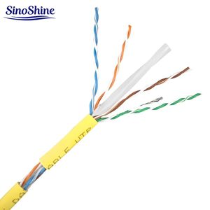 Câble Ethernet extérieur blindé <span class=keywords><strong>FTP</strong></span> Cat5e 24AWG 4 paires, isolation PE, gaine PVC résistante aux UV pour applications de chauffage industriel - Product Image 2