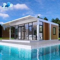 Maison mobile détachable 20 pieds 30 pieds, petite maison modulaire portable en conteneur avec 2 3 chambres à coucher, maison préfabriquée en conteneur solaire