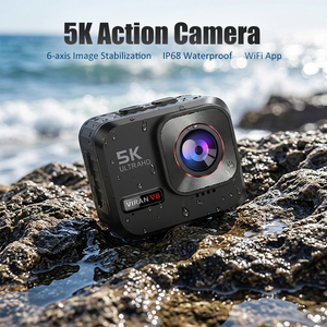 Cámara Deportiva VIRAN de Alta Calidad 5K con Gran Angular de 160°, Control Remoto WiFi, Video, EIS, IP68 - Product Image 2