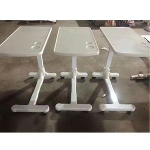 Medical Adjustable Over Bed Dining Table Movable Hospital Furniture in ABS for Surgery <strong>Patients</strong> - Product Image 5