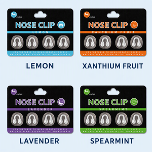 4 Pezzi Clip Nasale per Aromaterapia con Oli Essenziali, per Affaticamento alla Guida e Naso Chiuso, per Mantenersi in Piedi di Qualità, Vendita all'Ingrosso, Etichetta Privata - Product Image 1