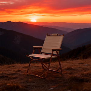 Chaise de camping portable légère, cadre en aluminium robuste, pliage rapide en 1 seconde, ergonomique et stable pour les événements en plein air, la plage et les pique-niques - Product Image 3