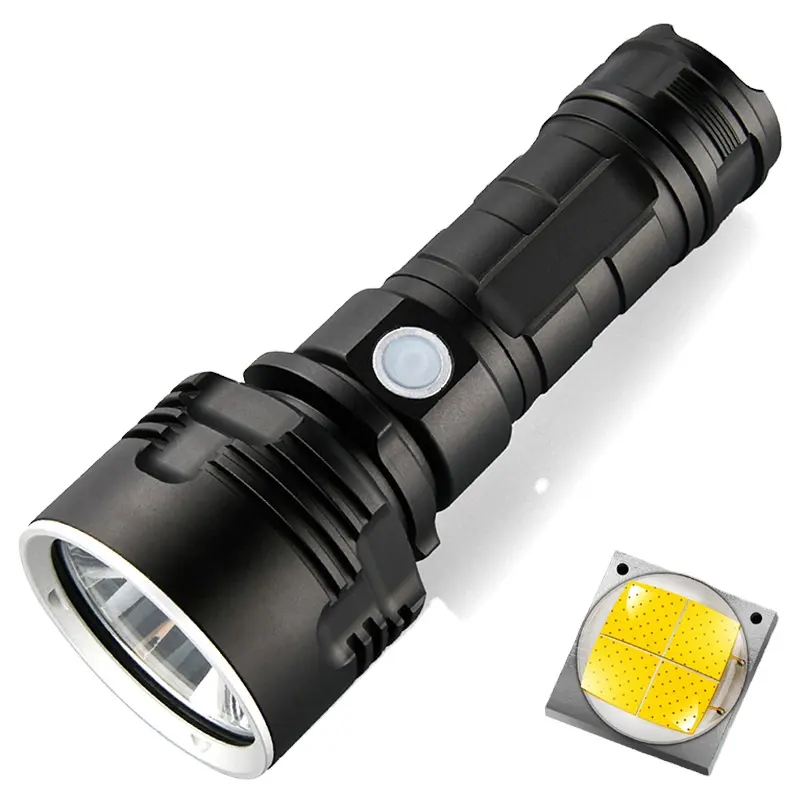 Best Bright Aluminum Led Rechargeable Handheld Battery or 3*AAA 10W LED Tactical Flashlight