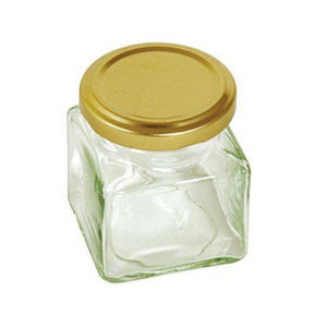 Tarro cuadrado de almacenamiento de vidrio con tapas 50ml 3 Oz 12 Oz 100mL 200ml 500 Ml Little Cheap Jelly Xuzhou Gafas Botella Frascos de miel - Product Image 4