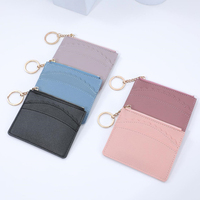 Dompet kulit PU ramping wanita, desain baru hadiah promosi modis untuk wanita dan pria