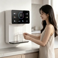 Distributeur d'eau froide à chauffage instantané électrique mural avec écran tactile intelligent UV pour usage domestique et hôtelier
