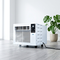 Climatiseur portable mini Airwens 1800 BTU, 280 W, faible consommation, refroidissement, déshumidification, télécommande, utilisation en voiture et en extérieur