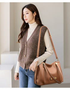 Bolsos de Lujo Nuevos para Mujer, Bolsos de Diseñador de Gran Capacidad, Bolso Cruzado de Hombro para Mujer, Bolso de Mano Personalizado de Cuero PU para Dama - Product Image 2