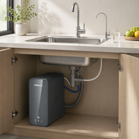 Système de filtration d'eau par osmose inverse électrique VAMIA 600G pour usage domestique et professionnel sous évier