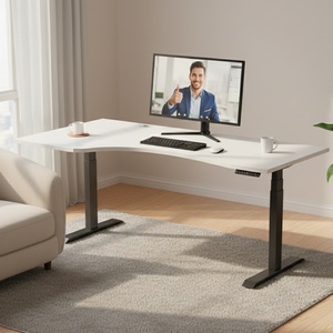 Escritorio Eléctrico Ergonómico Blanco con Sistema de Elevación para Oficina, de Alta Resistencia y Funcionamiento Silencioso, Ajustable en Altura - Product Image 1