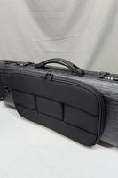 Sinomusik Marque Fibre De Verre Rectangle Violon Étui Rigide 4/4 Noir Couleur Accessoires Musicaux