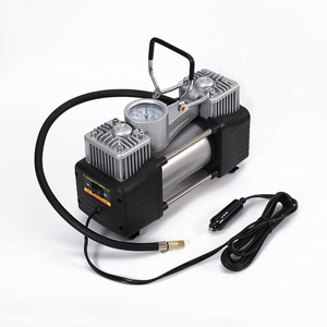 Ağır ekonomik Set tipi çift silindirli lastik şişirme taşınabilir elektrikli hava pompası <span class=keywords><strong>dc</strong></span> 12v araba hava kompresörü lastik inflators - Product Image 4