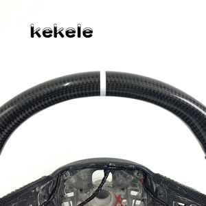 Volante de Fibra de Carbono Personalizado para Seat <span class=keywords><strong>Cupra</strong></span> con Elegante Franja Superior de Carreras, Compatible con Tavascan, Terramar, Formentor, León, <span class=keywords><strong>Ibiza</strong></span> - Product Image 2