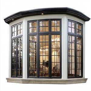 Fenêtre de jardin à persiennes en aluminium au design moderne Sunnysky, double vitrage trempé, fenêtres en <span class=keywords><strong>baie</strong></span> personnalisées pour une utilisation en extérieur dans le salon - Product Image 1