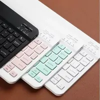 Ultra İnce BT Klavye Şarj Edilebilir Taşınabilir Kablosuz Klavye Mini Mouse Seti iPad Tablet Fabrika Satışı Renkli Kutu