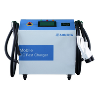 Certifié CE 30KW DC Mobile Fast Charger CCS Interface Standard pour la maison et l'utilisation commerciale Fabriqué Station de charge EV