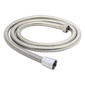Tuyau de douche flexible en acier inoxydable transparent de 1,5 m/2 m avec petite pomme de douche pour salle de bain - Product Image 3