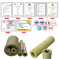 Isolation thermique pour tuyaux en laine de roche KAIHUA KH-P 120 Kg/m, écologique, résistante au feu, pour équipements de traitement chimique